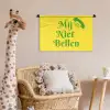 Mij niet bellen - Telefoon - Geel Wandkleed katoen klein -wsfeer5_kind
