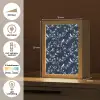 Grafisch - Bloesemtak - Blauw Light Box met kabel (Tafellamp) klein 925 -USP_NL