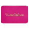 Toedeloe - Groen - Roze Badmat klein -3d