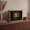 Herfst - Boeket - Oranje Light Box met batterij (Wandlamp) middel -sfeer2