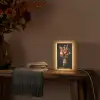 Exotisch - Boeket - Vaas - Goud Light Box met kabel (Tafellamp) klein -sfeer4