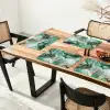Goud - Marmer - Groen - Luxe - Marmerlook - Grijs Placemat vinyl groot -zzsfeer4_Kitchenyeah-website