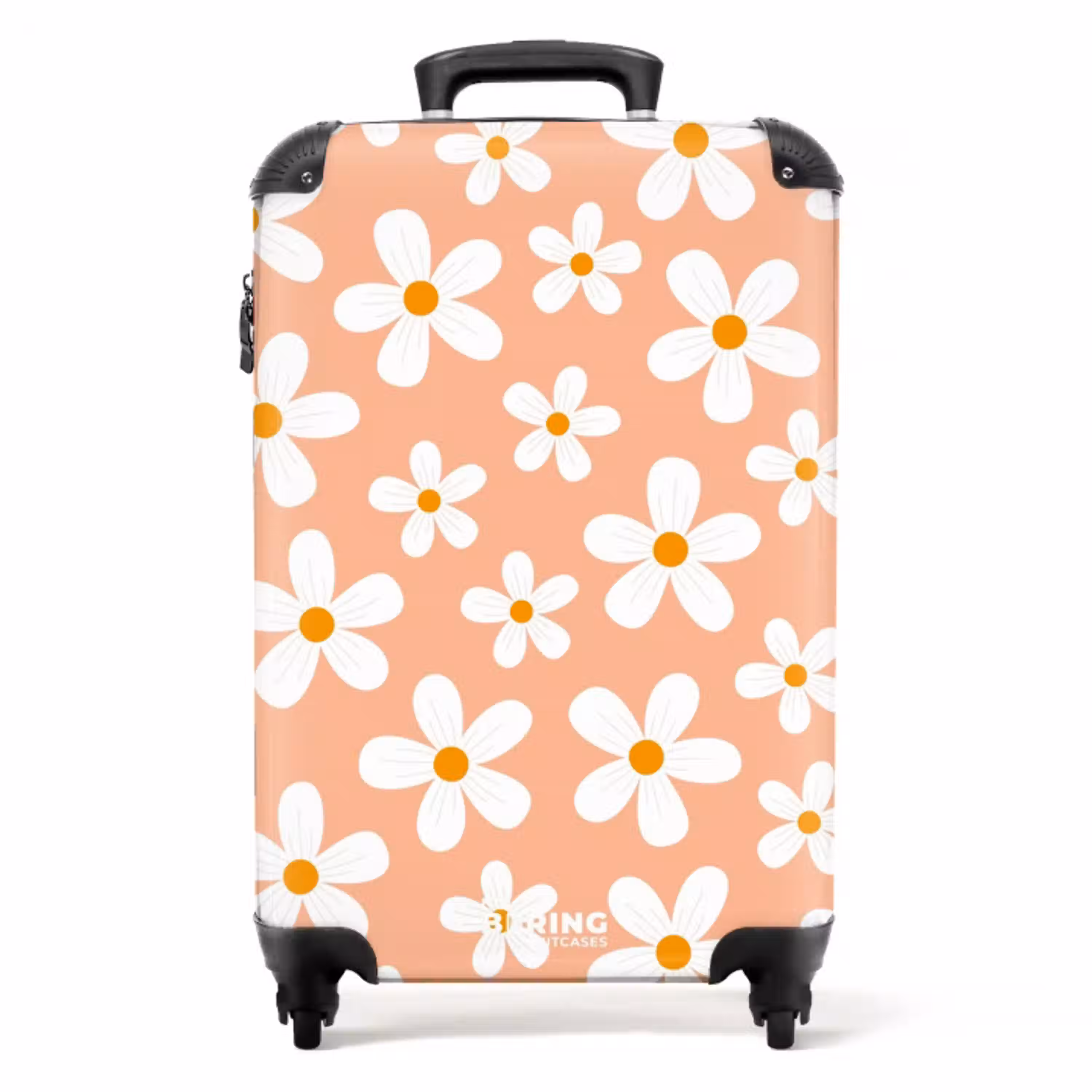 Madeliefjesmania perzik NBS - Handbagage koffer - Unisex middel -productfoto_recht