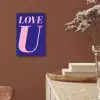 Love - Blauw - Valentijn aluminium wit klein -sfeer4