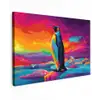 Ijsschots - Pinguïn - Abstract - Lucht canvas 2cm klein -z3d