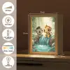 Zebra - Aap - Cartoon - Waterval Light Box met kabel klein -USP_NL