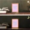 Tequila texted you - Roze - Blauw Light Box met kabel (Tafellamp) klein -sfeer3