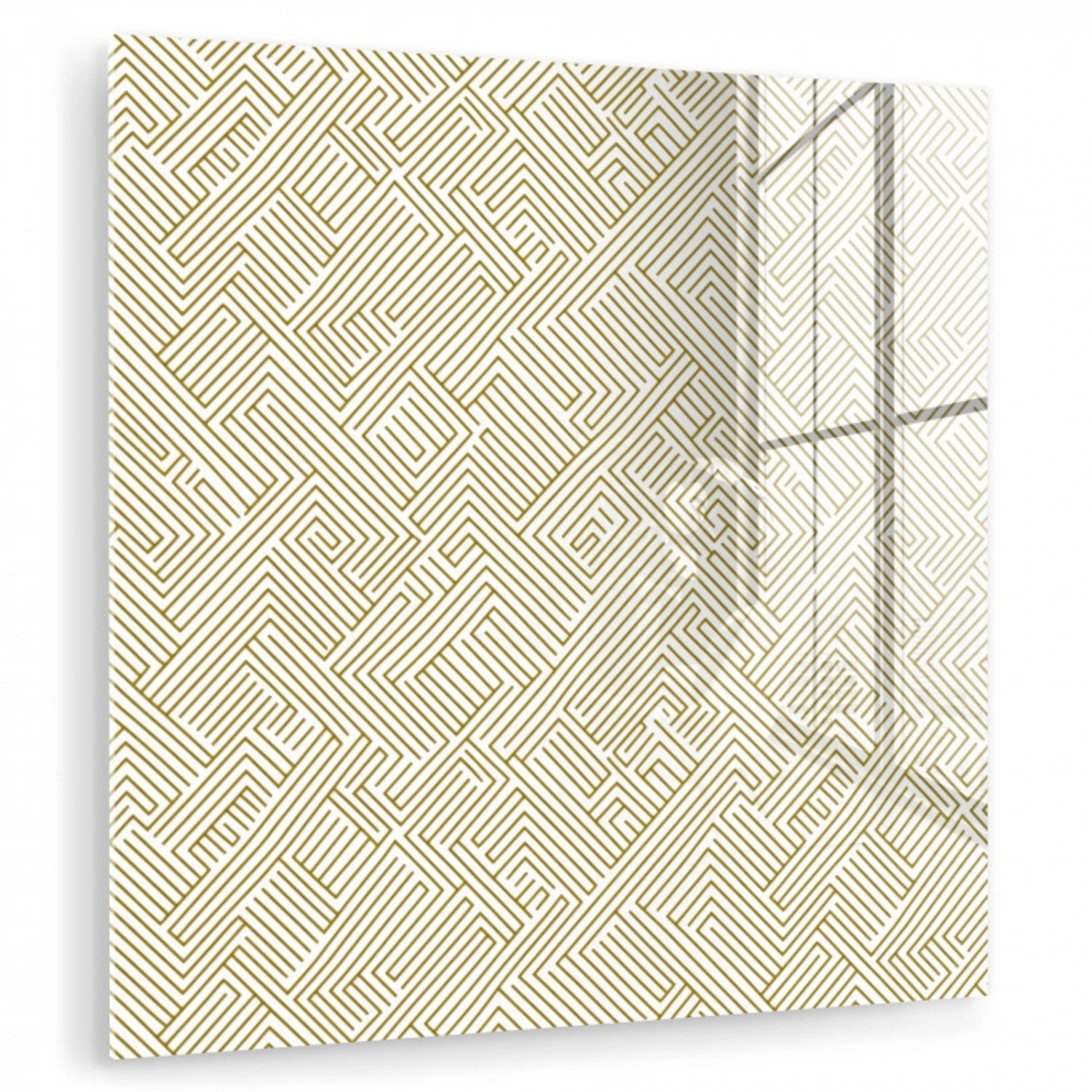Geometrisch - Lijnen - Groen plexiglas 5mm klein 11 -zzzproduct_nieuw