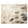 Bloemen - Japandi - Wabi sabi muismat rubber klein -3d