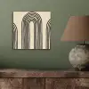 Boogvormen - Zwart - Strak aluminium wit klein -sfeer2