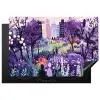 Park - Bomen - Bloemen - Gebouwen Inductie beschermer vinyl 3mm klein -3d