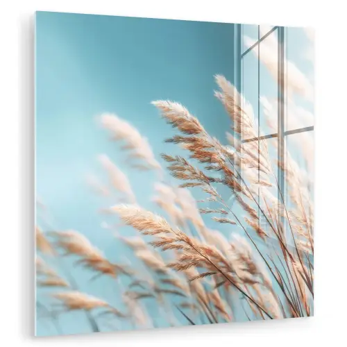 Siergras - Wind - Lichtbruin plexiglas 5mm klein -zzzproduct_nieuw