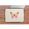 Vlinder - Illustratie - Roze laptophoes neopreen klein -tafel