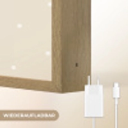 Vlinder - Minimalistisch - Pastel - Stippen Light Box met batterij (Wandlamp kind) middel -USP_websiteoplaadbaarDE
