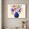 Vaas - Bloemen - Boeket Textielframe zwart klein -sfeer2