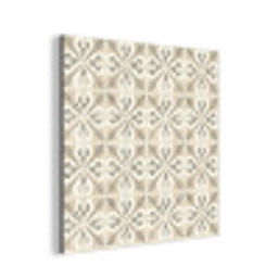 Tegel - Motief - Beige aluminium wit klein 46 -3d