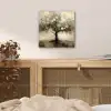Beige - Abstract - Boom - Goud aluminium wit klein -sfeer3