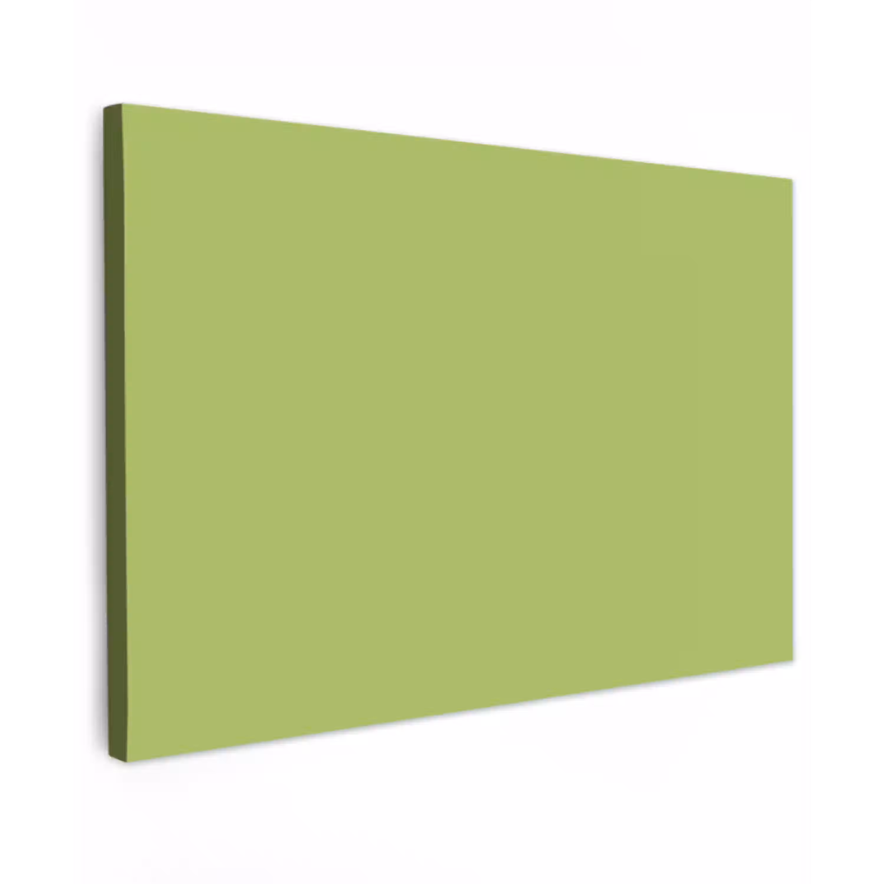 Lime - Glow - Groen Tuinposter op houten frame 2 cm dik klein 845 -3d