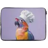 Papegaai - Koksmuts - Paars - Cute laptophoes neopreen klein -zkaufland3dotto