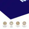 Blauw - Why not - Minimalistisch poster papier klein -closeup_NL