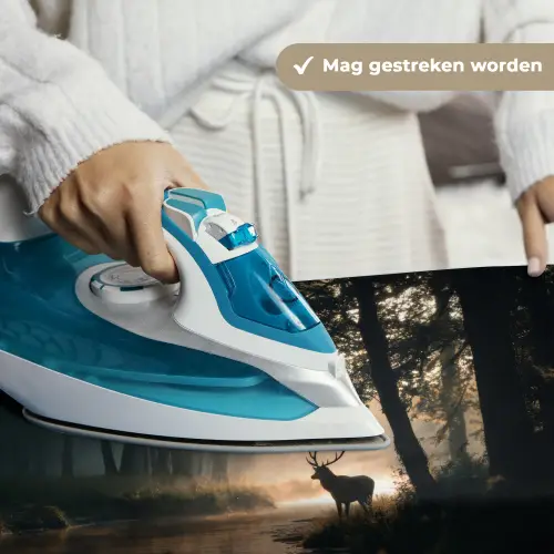 Hert - Bosbeek - Mystiek Wandkleed katoen klein -sfeer9