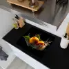 Mango - Fruit - Water - Zwart - Bladeren Inductie beschemer met haakjes middel -sfeer1