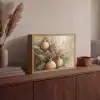 Kerst - Kerstballen - Beige - Goud Light Box met batterij (Wandlamp) middel -sfeer2