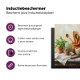 Potten - Kruiden - Hout Inductie beschermer vinyl 3mm middel -zzzzzzz-cc-usp