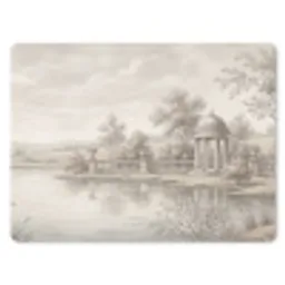 Terras - Water - Natuur - Landschap muismat rubber klein -3d