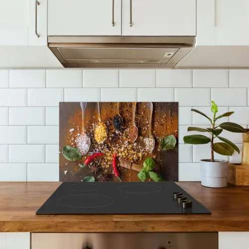 Smaakexplosie in Lepels keuken achterwand spatscherm klein -sfeer2