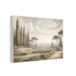 Vallei - Tuin - Natuur - Groen forex 5mm xxl -3d