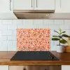 Retro - Bloemen - Patroon keuken achterwand spatscherm klein 900 -sfeer2