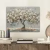 Boom - Bloemen - Wit - Natuur - Kunst PET vilt klein -sfeer1