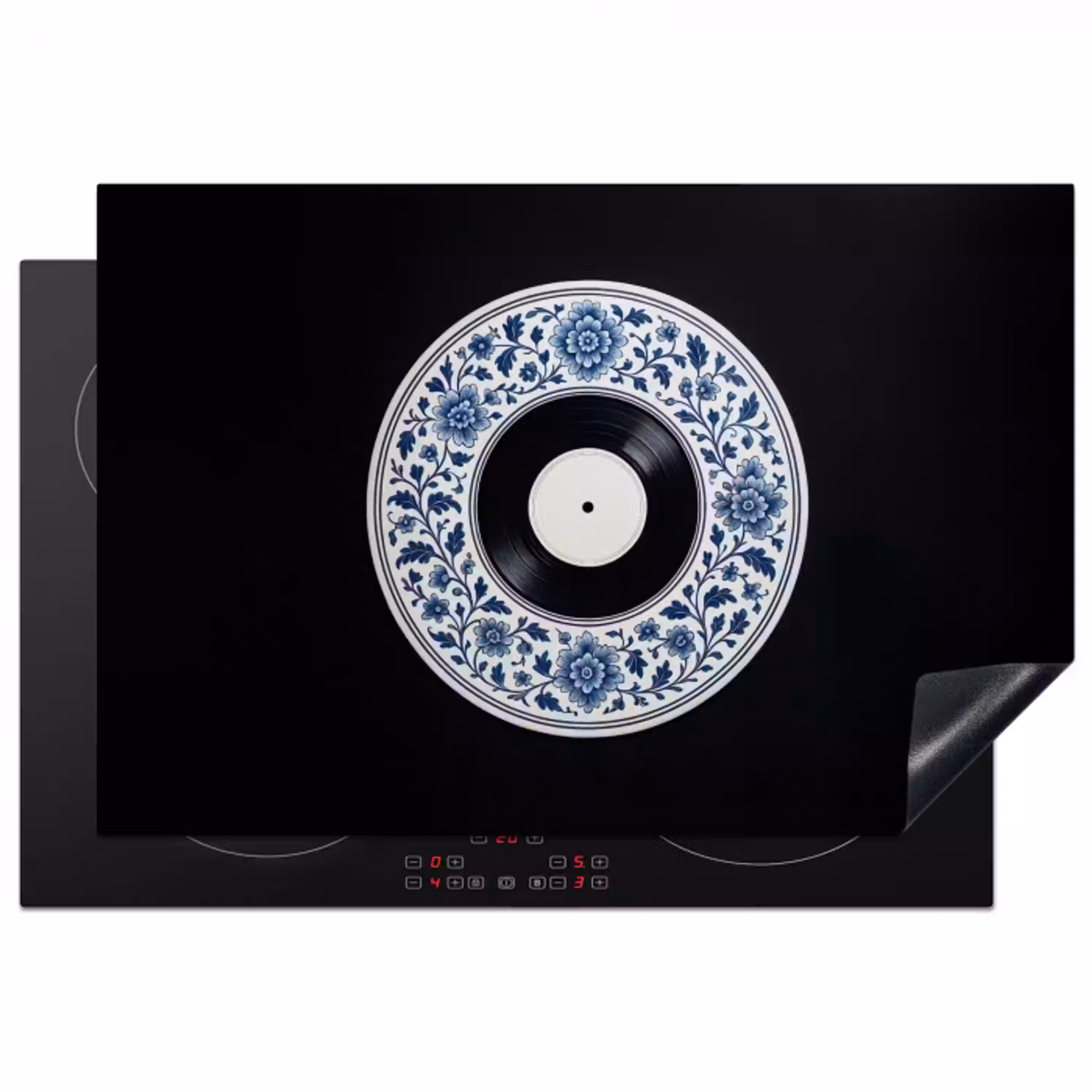 Vinyl - LP - Delfts Blauw - Muziek Inductie beschermer vinyl 3mm klein -3d