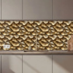 Abstract - Antiek - Goud keuken achterwand 2 middel 871 zz_3dshopping