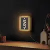 Love - Rood - Valentijn Light Box met kabel (Wandlamp) klein -sfeer1