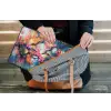 Bloemen - Tak - Artistiek - Roze laptophoes neopreen klein -tas