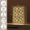 Muziek - Patroon - Geel Light Box met kabel (Tafellamp) klein 925 -USP_NL