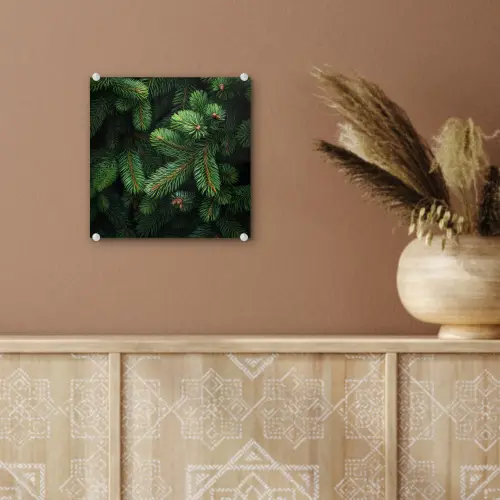 Sparrentakken - Knoppen - Naalden - Groen plexiglas 5mm klein -sfeer5
