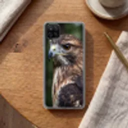 Buizerd - Roofvogel - Natuur - Bruin Telefoonhoesje Samsung Galaxy A12 klein -sfeer1