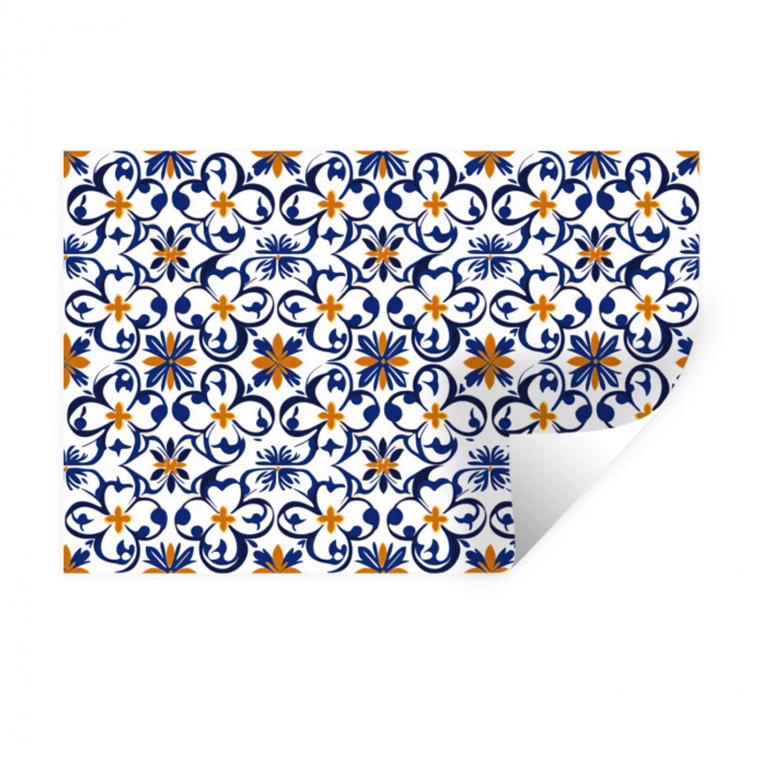 Patroon - Modern - Kleurrijk Muursticker klein 286 -3d