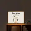 Dinosaurus - Pastel kleuren Light Box met batterij (Wandlamp kind) middel -sfeer1_kind