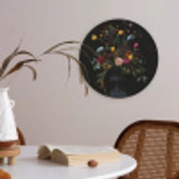 Klassiek - Vaas - Boeket - Bloemen Akoestische PET Vilt - Rond klein -sfeer3