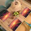 Windmolen - Zonsondergang - Landschap Placemat vinyl groot -zzsfeer5_Kitchenyeah-website