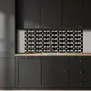 Modern - Patroon - Zwart keuken achterwand 2 middel 871 -sfeer1
