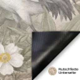 Kraanvogels - Natuur - Roze Deurmat klein -antislip_DE