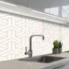 Geometrie - Lijn - Vorm - Patroon keuken achterwand 2 middel 871 -3d_schuin