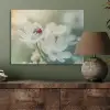 Lieveheersbeestje - Bloemen - Wit PET vilt klein -sfeer2