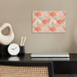 Waaiers - Goud - Roze poster papier klein 62 -sfeer1