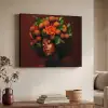 Vrouw - lychee - exotisch Textielframe - compleet frame klein -sfeer3